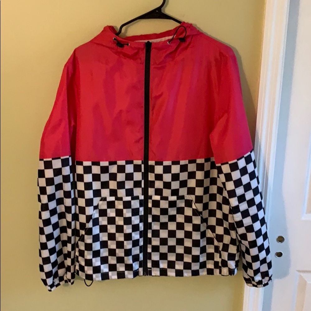 Men Windbreaker Jacket w/Hood - Picture 1 of 5